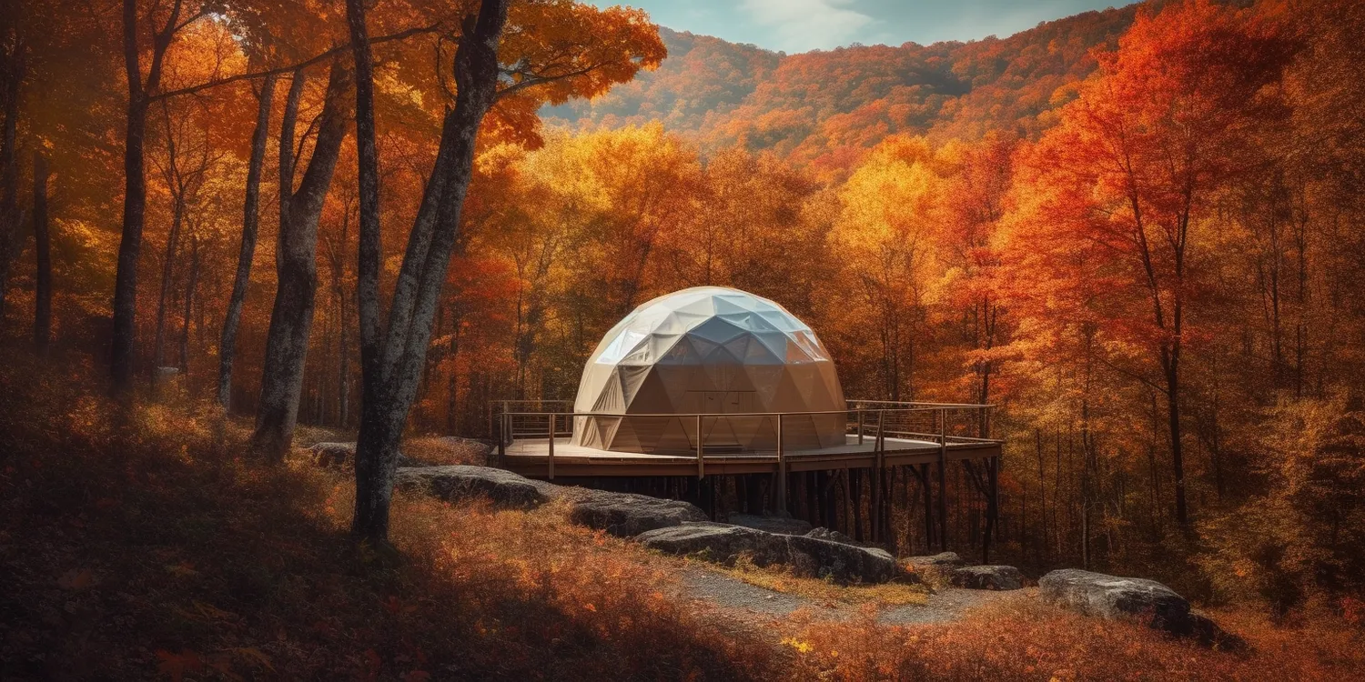 Namiot sferyczny mieszkalny